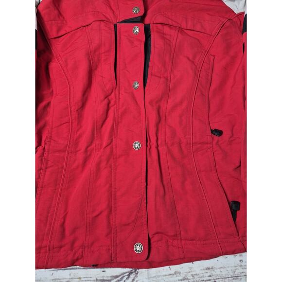 Vintage COULOIR Ultimate Skiwear Jacket Womens 10 Red/White/Black Snowboarding - Picture 2 of 16